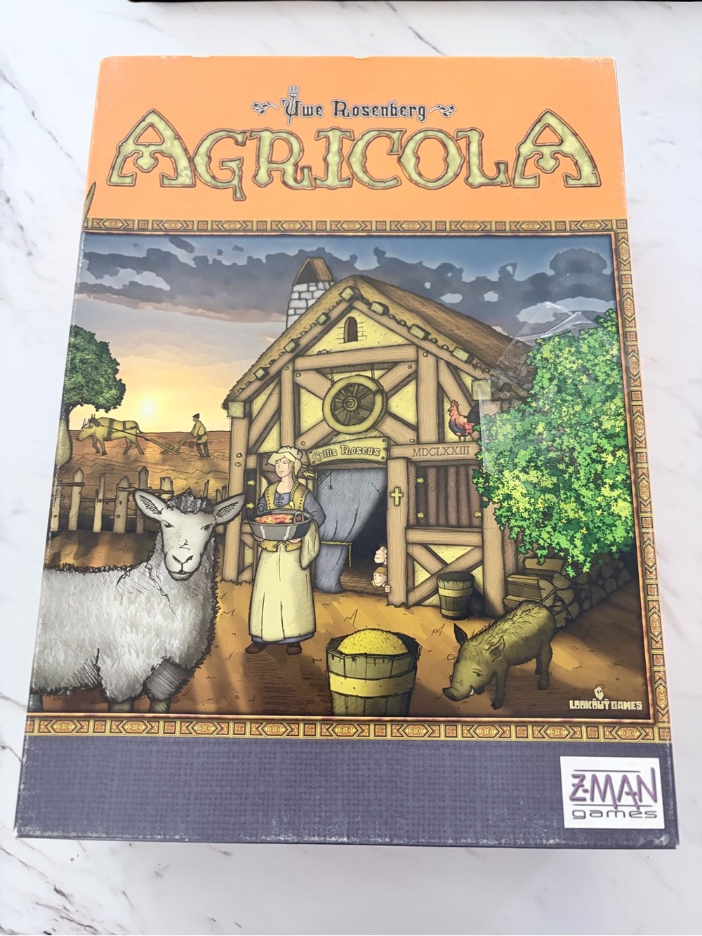 Agricola Board Game by - Orange Box